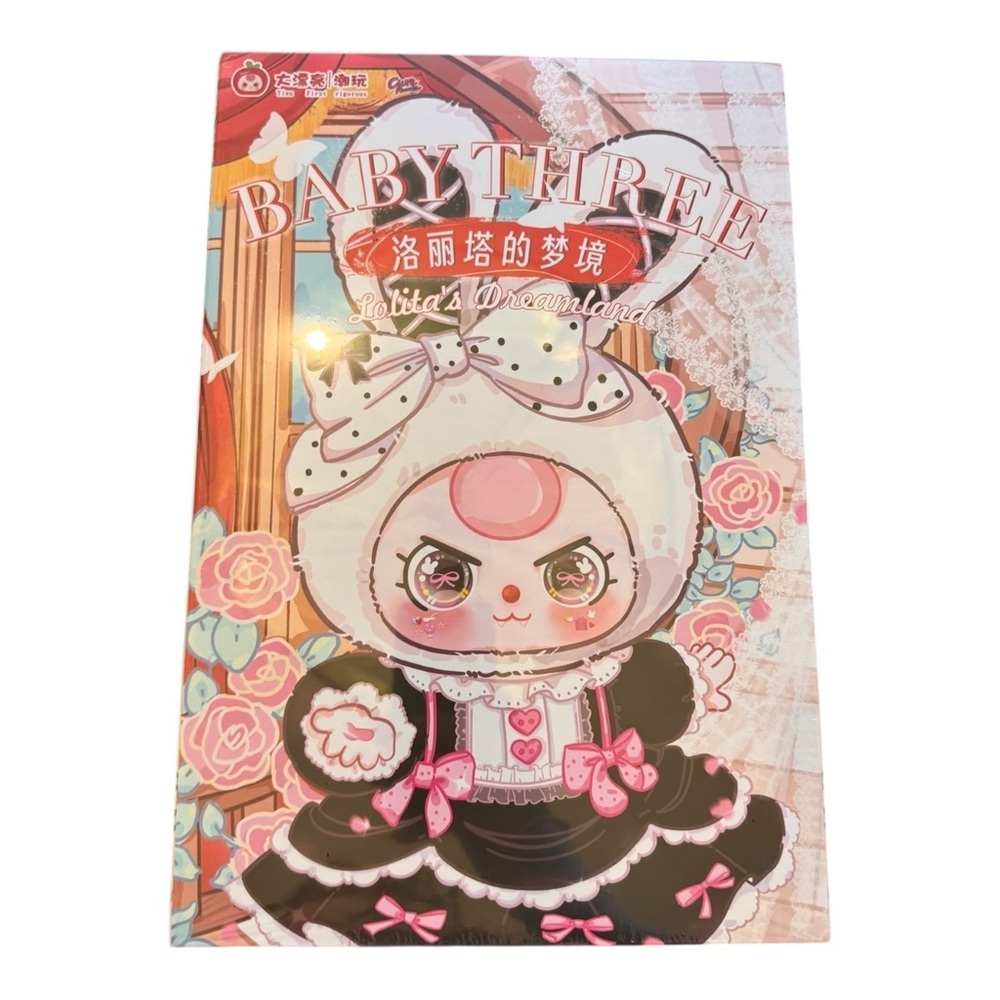 Baby Three Lolita's Dreamland 400% Series Plush Blind Box NIB